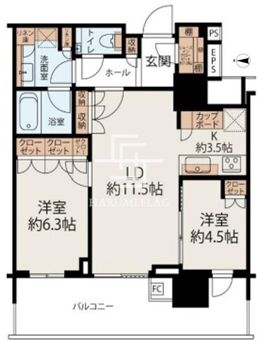 7 1605 間取り図
