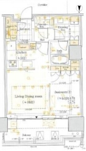 7 24F-04 間取り図