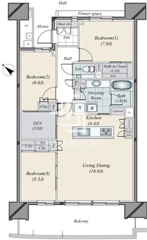 8 2F-03 間取り図
