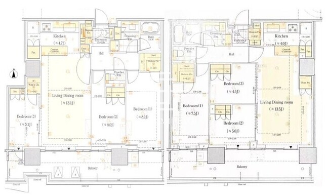 7 43F-02 間取り図