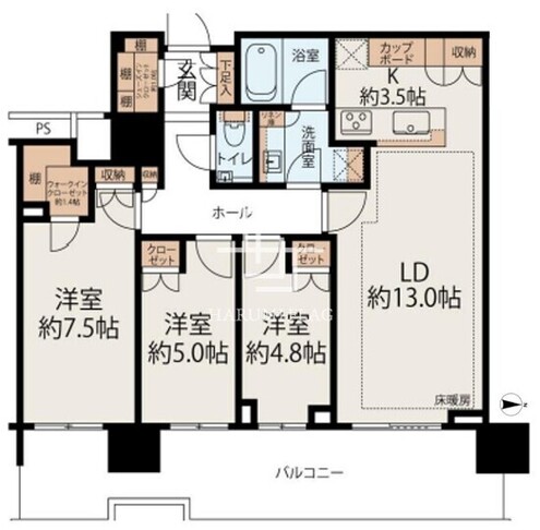7 18F-03 間取り図