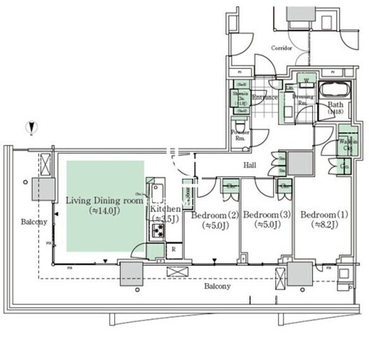 14 4012 間取り図