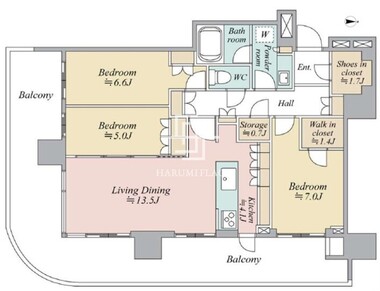 14 8F-01 間取り図