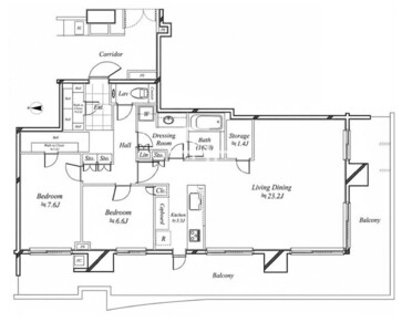 14 42F-04 間取り図