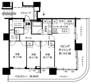 7 36F-06 間取り図