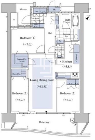 19 14F-03 間取り図
