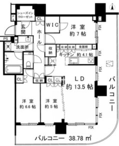 14 10F-01 間取り図