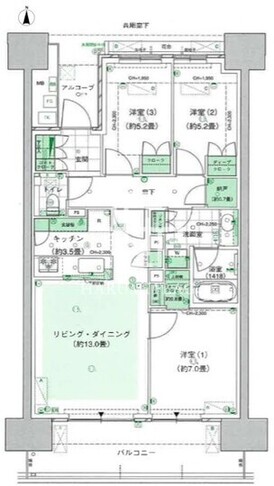 10 16F-02 間取り図