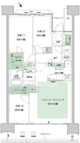 8 3階86.55㎡ 間取り図